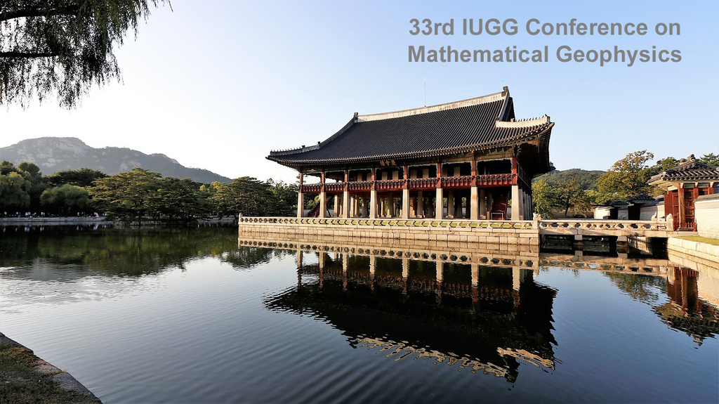 conference on mathematical geophysics in Seoul, south korea
